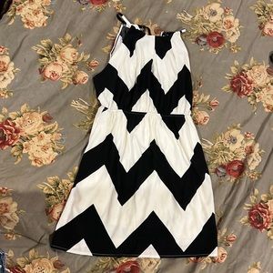 Cute Summer Chevron Dress